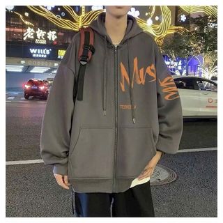 Áo Khoác Zip Chất Nỉ Dày Mịn Cho Nam -logo in MRS