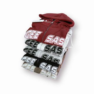 Áo khoác nữ chất nỉ dệt xuất khẩu, áo lửng có nón 2 lớp rộng GEE SAS