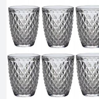 Bộ 6 Cốc Thủy Tinh Trắng 611FL (THÙNG 8B)