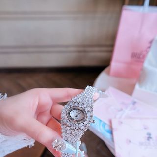 MÓN QUÀ 20/10 ĐỒNG HỒ NỮ CHÍNH HÃNG BRIDETALK VƯƠNG MIỆN ĐÍNH PHA LÊ FULLBOX