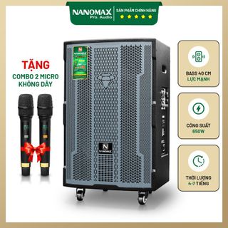 Loa Kéo Nanomax A-400 Bass 40cm 650w Karaoke Bluetooth