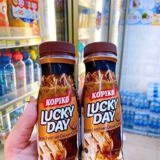 Chai cà phê sữa Kopiko Lucky pha sẵn 180ml