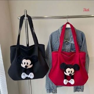 Túi tote khoác vai hịa tiết mickey