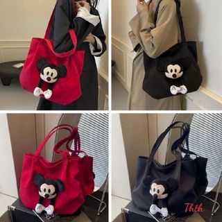 Túi tote khoác vai hịa tiết mickey