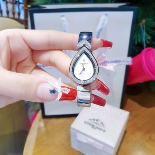 ĐỒNG HỒ NỮ SIÊU CẤP CHAU MET VÒNG KIỀNG BẠC MẶT TRƠN FULLBOX