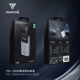 Sạc dự phòng phantom P55, 10000mah