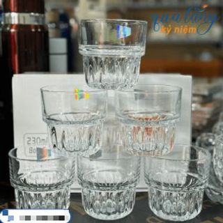 Bộ 6 Cốc Thủy Tinh CC 1510 160ML ( THÙNG 8B )