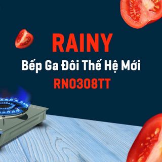 BẾP GAS ĐÔI CAO CẤP THÊ HỆ MỚI RAINY CHÉN ĐỒNG