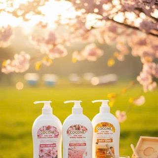 Sữa tắm COCONE 900ml dưỡng trắng da hương nước hoa
