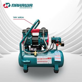 Máy nén khí không dầu, tốc nhanh, siêu êm Nakawa NK-BH1615E dung tích 15 lít