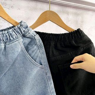 Quần short nam nữ - jean mềm, co giãn - unisex (mã: HOKO10)