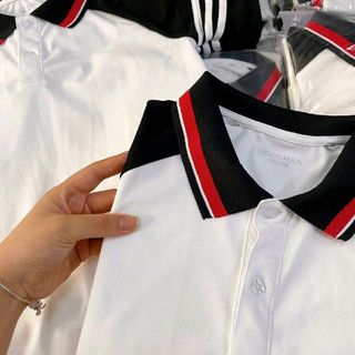 《Mua 1 Tặng 4》Áo thun Unisex phối màu vai áo kiểu polo (Mã : HOKO85) - Khách ghi chú màu và size cho shop nhé!