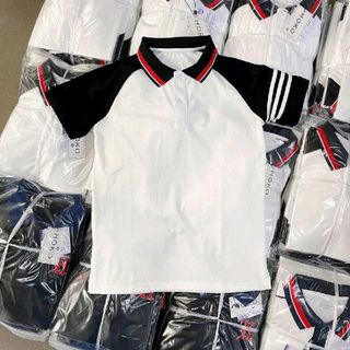 Áo thun unisex cổ trụ phối màu kiểu polo (mã: HOKO85)