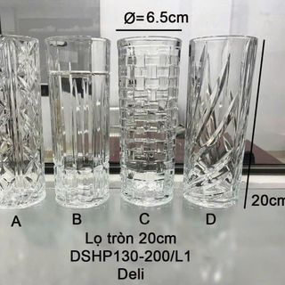 BÌNH CẮM HOA TRÒN 20CM DSHP130- 200L1