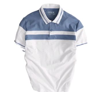 Áo thun nam cổ tròn,tay ngắn,phối màu basic