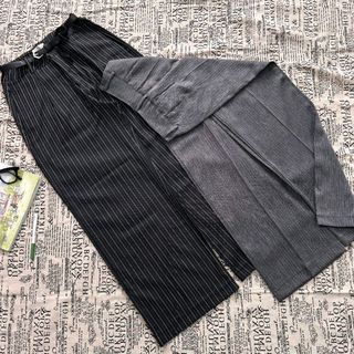 Quần tây nữ sọc xuông hack dáng, ống rộng phong cách, mặc là căn,dài 100-102cm (có thể cắt ly mà không sợ mất form) (mã :HTB105)