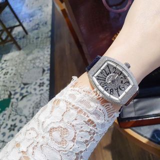 ĐỒNG HỒ NỮ CAO CẤP PRANCK VANGUARD V32 DÂY ĐEN FULL XOÀN