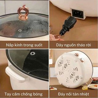 Nồi Lẩu Điện Đa Năng 2 Ngăn (THÙNG 16C )