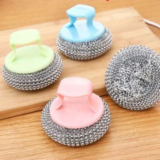 SET 2 DỤNG CỤ CỌ XOONG NỒI TAY CẦM NHỰA