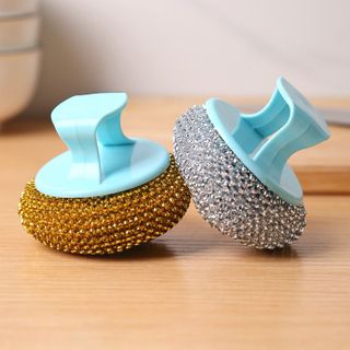 SET 2 DỤNG CỤ CỌ XOONG NỒI TAY CẦM NHỰA