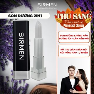 Son dưỡng nam 2 in 1 nguyên liệu châu Âu SIRMEN Europe Gentlemen 4.2g chiết xuất tự nhiên công nghệ EU-Nano