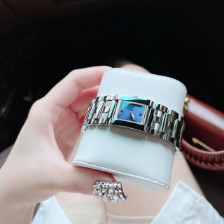ĐỒNG HỒ NỮ CHÍNH HÃNG TIXOT MẶT VUÔNG XANH