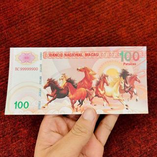 Tiền Lưu Niệm Mã Đáo Thành Công - Tiền Con Ngựa - Quan Âm Mệnh giá 100