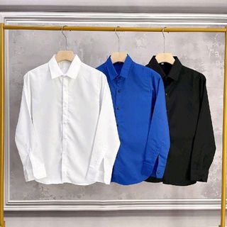 Áo sơ mi tay dài cotton lạnh,đi học,đi làm,đi chơi  (Mã : HOKO80) - unisex -menswear