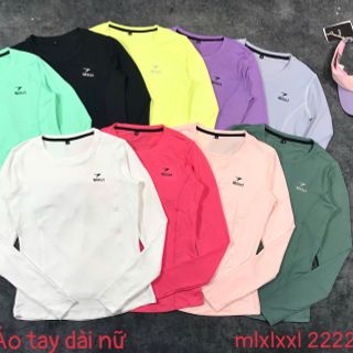 Áo tay dài nữ vải lỗ kim SLLup