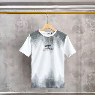 Áo thun cotton cổ tròn ,Change ,màu loang - menswear (mã:HOKO60)