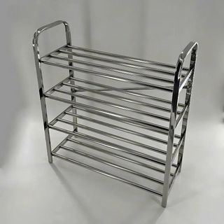 KỆ GIÀY DÉP THÔNG MINH INOX 4 TẦNG