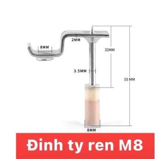 Hộp 100 Đinh ty bắn bê tông đầu 8.5mm
