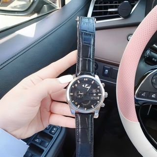 HOT DEAL ĐỒNG HỒ NAM TRUNG CẤP TAD HẺUER DÂY DA CHONOGRAP