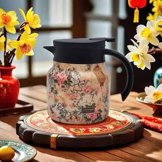 BÌNH TRÀ GIỮ NHIỆT CÓ LÕI LỌC 1000ML HỌA TIẾT