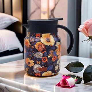 BÌNH TRÀ GIỮ NHIỆT CÓ LÕI LỌC 1000ML HỌA TIẾT