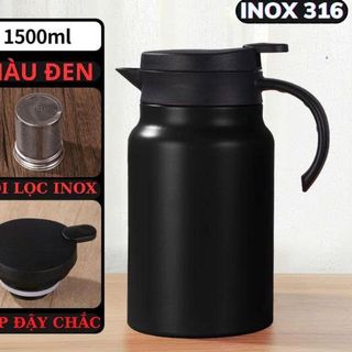 BÌNH PHA TRÀ GIỮ NHIỆT CÓ LÕI LỌC INOX 1500ML