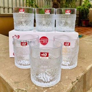 BỘ 6 LY THỦY TINH DELI 345ML KB061- 1