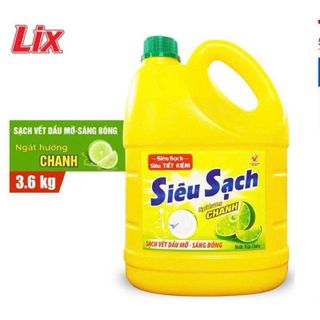 NƯỚC RỬA CHÉN LIX SIÊU SẠCH CAN 3.6KG