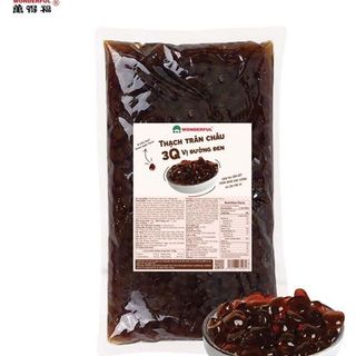 Thạch Trân Châu 3Q Vị Đường Đen (Thùng 6 Túi x 2kg)