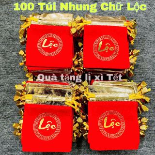 Sỉ Túi Gấm Nhung Đỏ Phúc- Lộc - Cầu Được ƯỚC Thấy giá sỉ - giá bán buôn