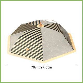 Lồng bàn gấp gọn đậy thức ăn, chất liệu vải polyester bền chắc kích thước 70cm