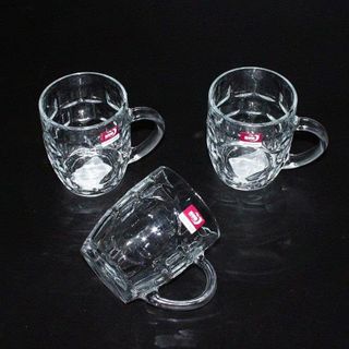 BỘ 6 LY THỦY TINH 280ML CÓ QUAI ZB01