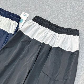 Quần Ống Rộng Chất Dù Nhăn Dây Rút Lai Sọc - Phong Cách Thời Trang Năng Động Cho Mọi Dịp