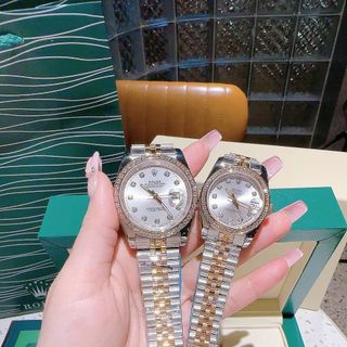 ĐỒNG HỒ NAM NỮ CAO CẤP ROLET MÁY AUTOMATIC VIỀN HỘT