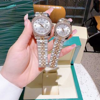 ĐỒNG HỒ NAM NỮ CAO CẤP ROLET MÁY AUTOMATIC VIỀN HỘT