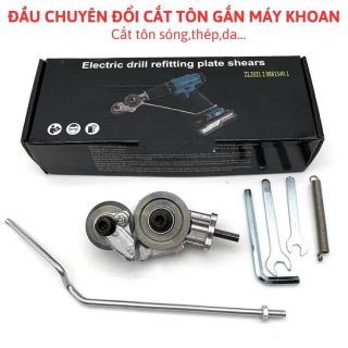 Đầu cắt tôn, cắt tôn sóng, thép và inox..Lưỡi cắt tôn gắn máy khoan. đầu cắt tôn gắn máy khoan