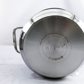 BỘ 3 NỒI INOX 3 ĐÁY RAINY QUAI ĐŨA NẮP KÍNH