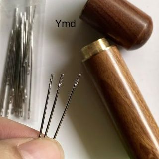 Ống đựng kim vỏ gỗ (không bao gồm kim) hình trụ gọn nhẹ cứng cáp