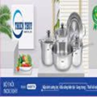 BỘ 5 NỒI INOX 3 ĐÁY RAINY QUAI ĐŨA NẮP INOX
