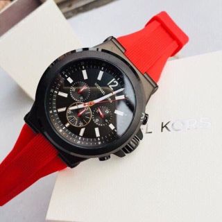 ĐỒNG HỒ NAM CAO CẤP MICHAEL K DÂY CAO SU MẶT SIZE TO SÁU KIM